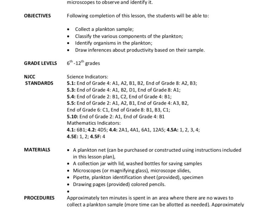 Produktivitas Plankton